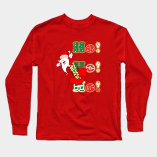 Santa's laughing - HO HO HO Long Sleeve T-Shirt